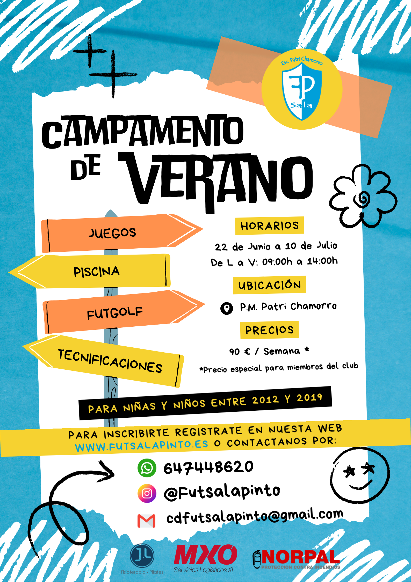 ¡ Volvemos con el Campamento de Verano !
